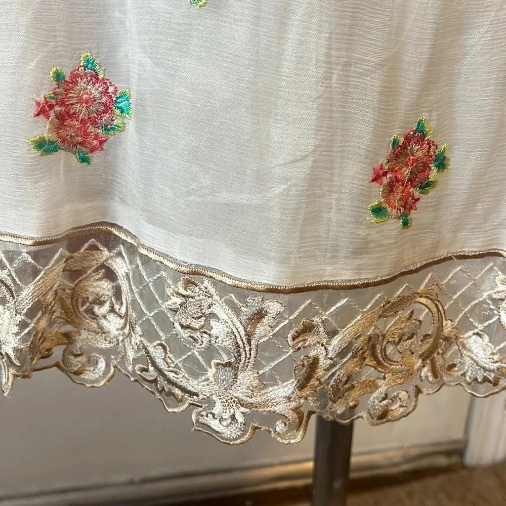Beautiful 🤩 embroidered Indian tunic top ￼size S - Picture 14 of 15